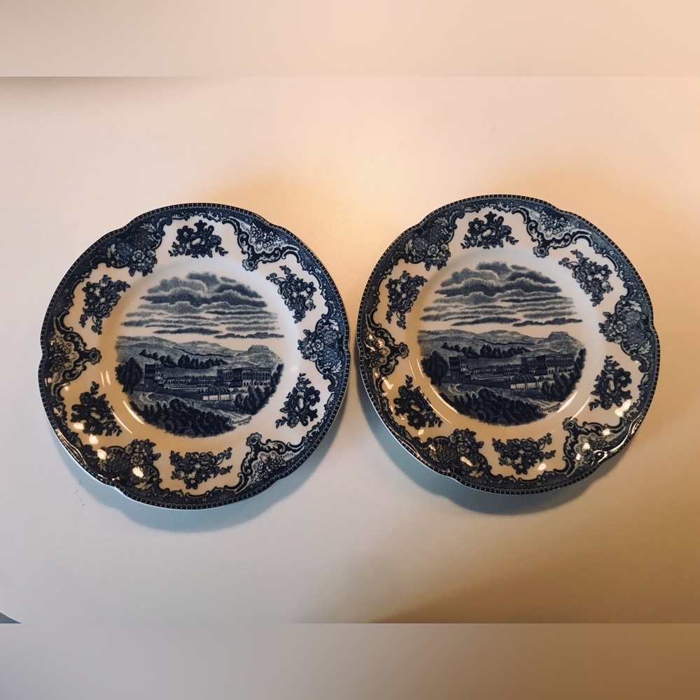 Johnson Bros Blue Dessert/Salad Plates, Set of 2